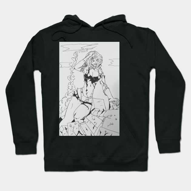 Fairchild Rip Hoodie by Soundtrack Alley